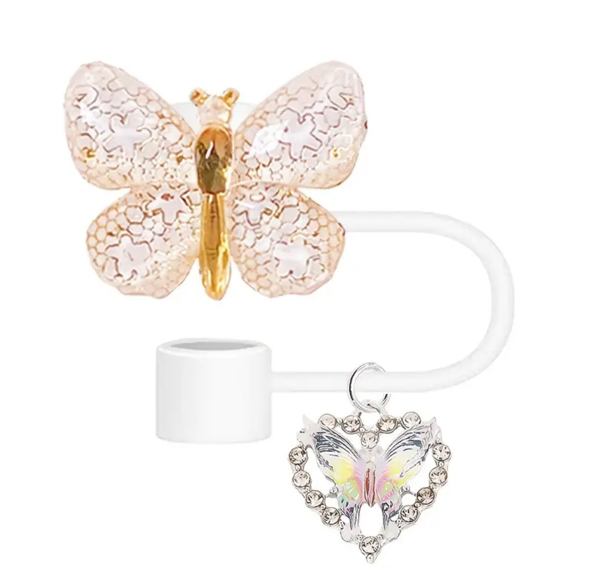 Protector de cañita mariposa  + Dije