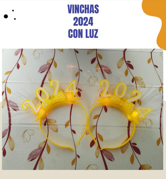 Vinchas 2024 con luz