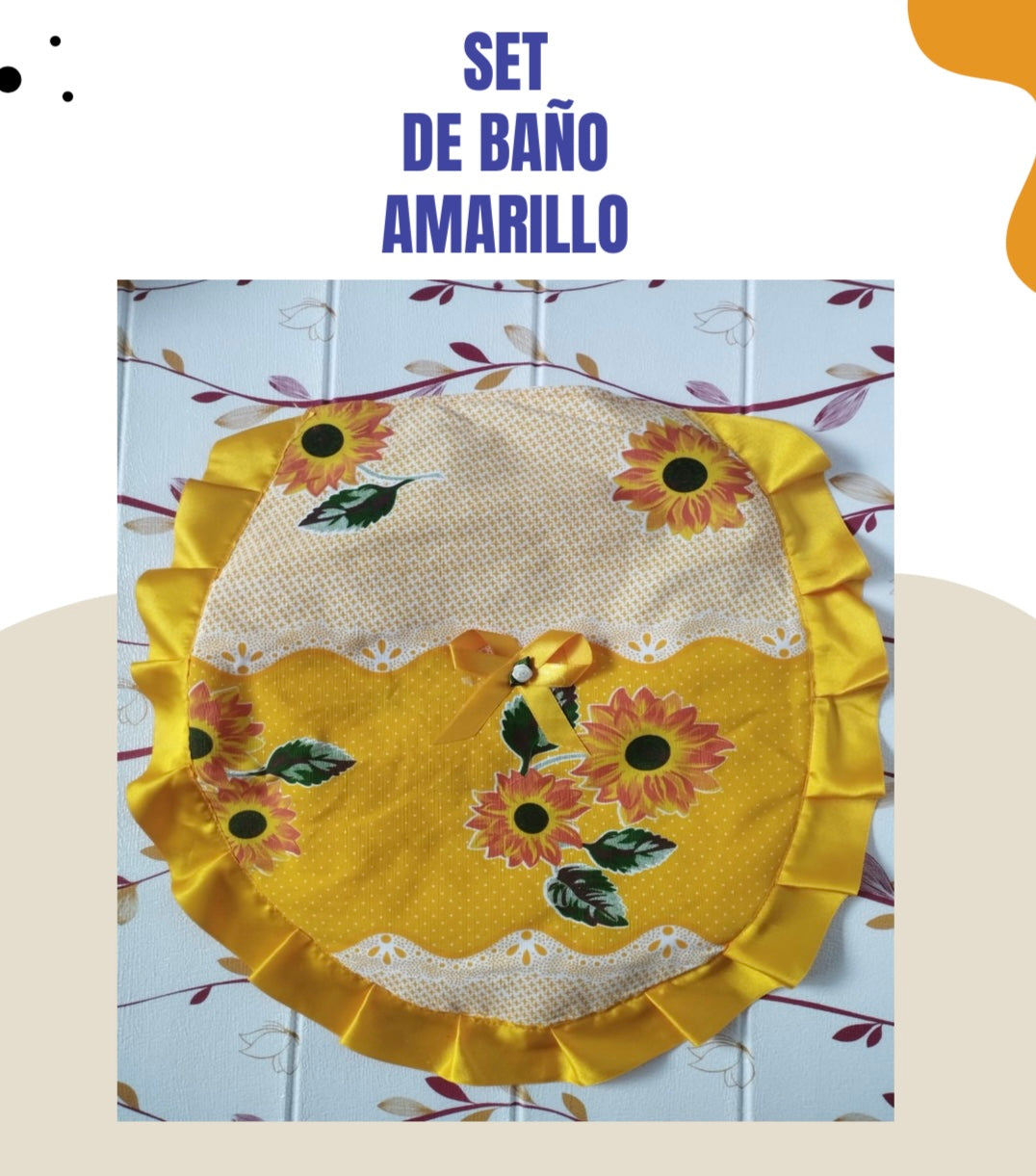 Set de baño Amarillo