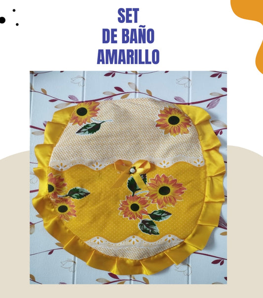 Set de baño Amarillo