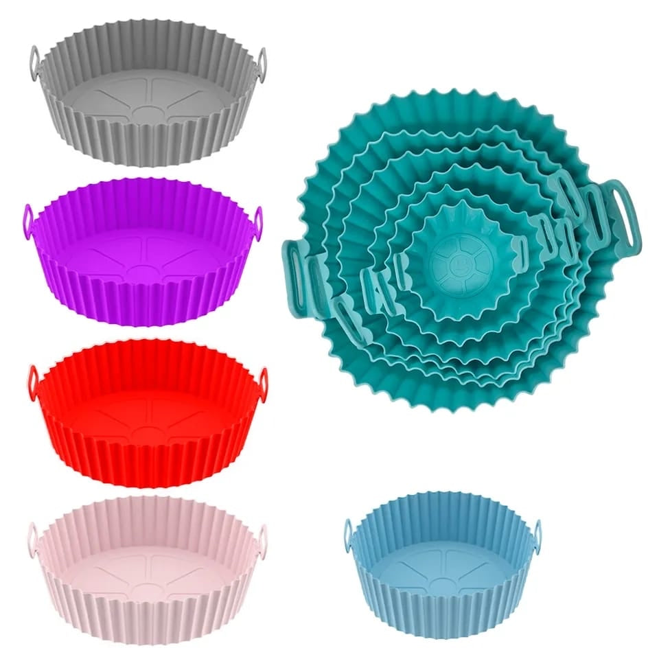 Moldes de silicona para freidora al aire ( pack de 6 unidades )