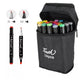 SET PLUMONES LETTERING ARTÍSTICO DE DOBLE PUNTA PACK DE 24 UNIDADES