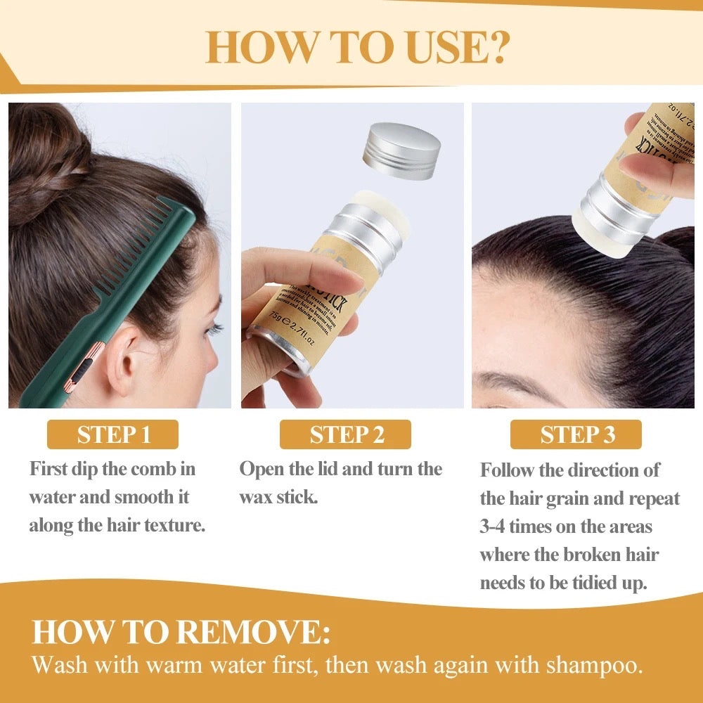 Ms.DEAR  - Fijador o cera Hair wax Stick para el cabello ( MADE IN USA )