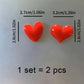 Corazón  imantado ( 2 pc)