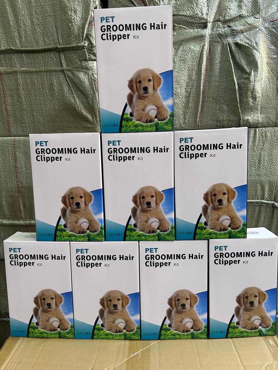 KIT CORTA PELO DE MASCOTA RECARGABLE