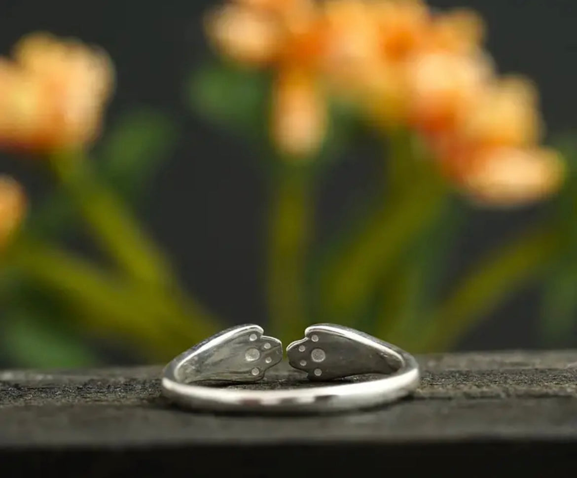 Anillo patita de gato