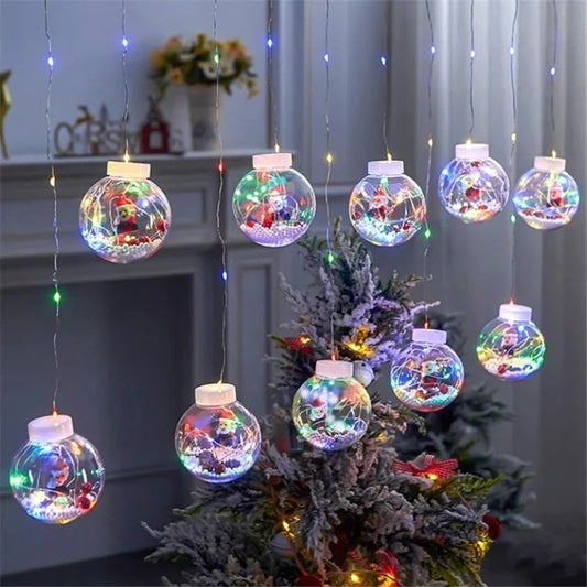 LUCES ESFERAS O BOMBILLAS TRANSPARENTES DE 3METROS EN MULTICOLOR 🌈