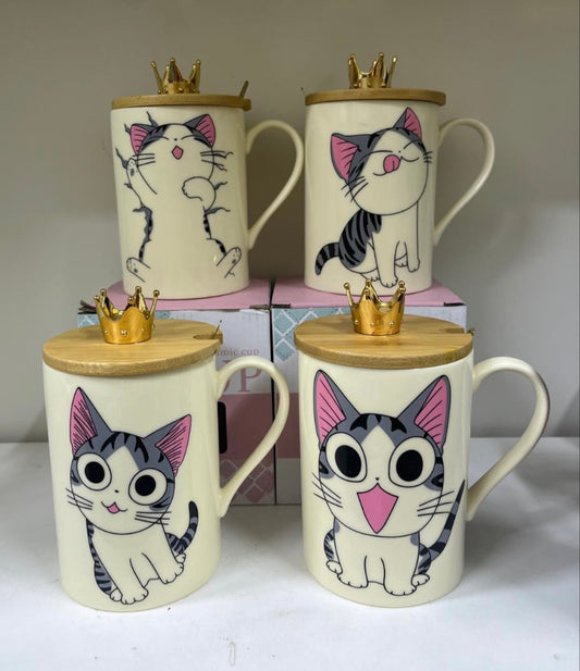 Taza de gatito Chi c/corona