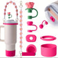 Pack protectores Stanley / 7 pc / Rosa roja