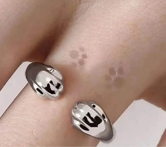 Anillo patita de gato