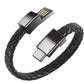 Pulsera de cuerina carga rápida TIPO C