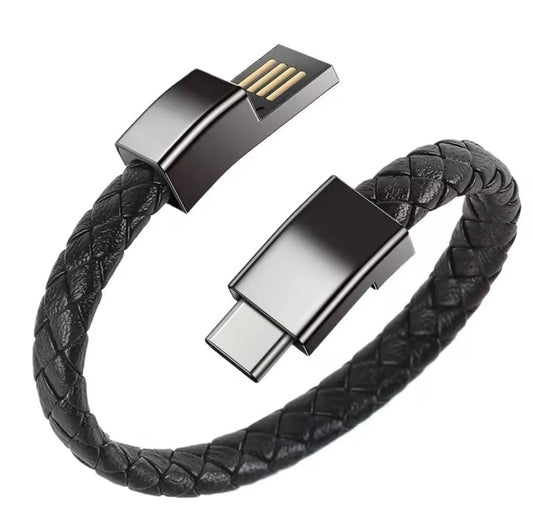 Pulsera de cuerina carga rápida TIPO C