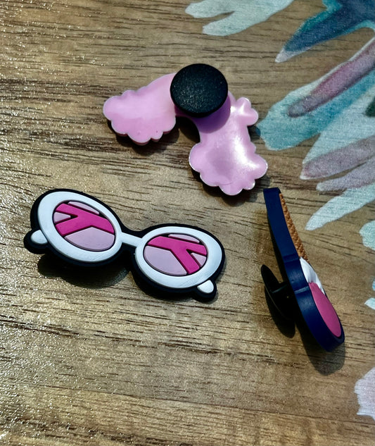 Pin o Dije gafas rosa