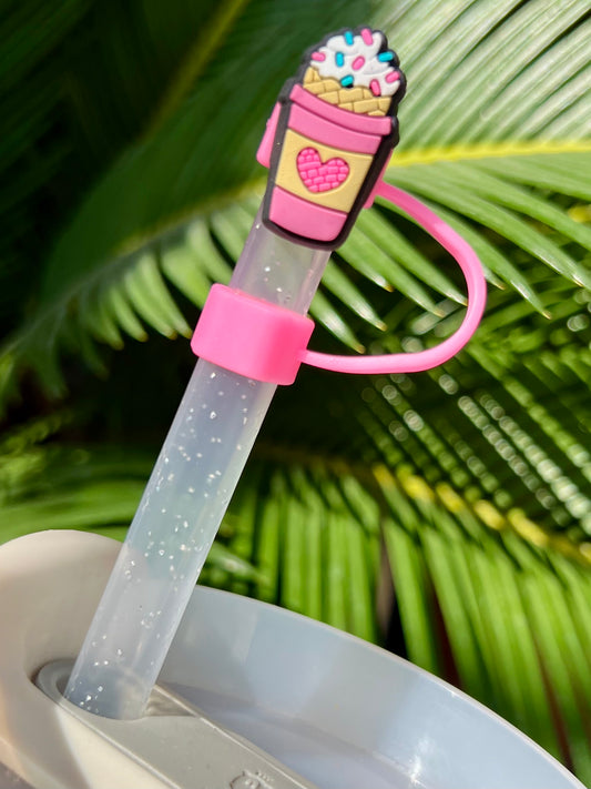 Protector de cañita tazita rosa