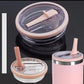 Tapa antiderrame 40 onz  rosa durazno + Sorbete