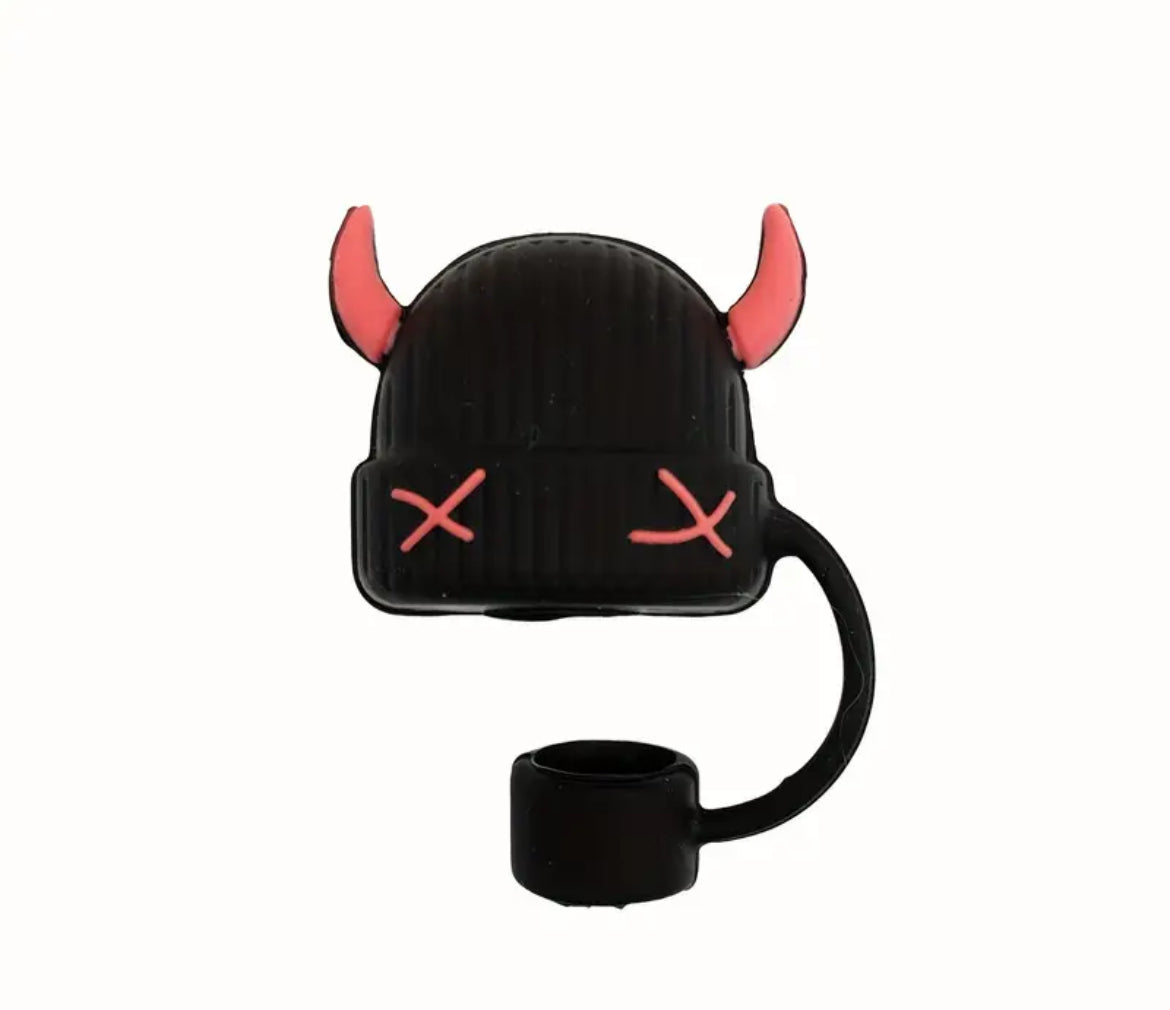 Protector de cañita  gorrito demonio 😈