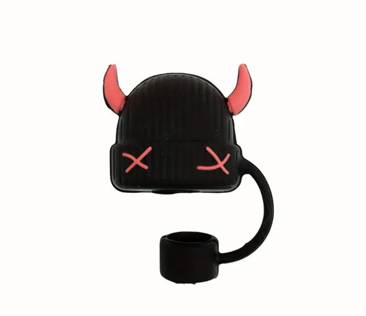 Protector de cañita  gorrito demonio 😈