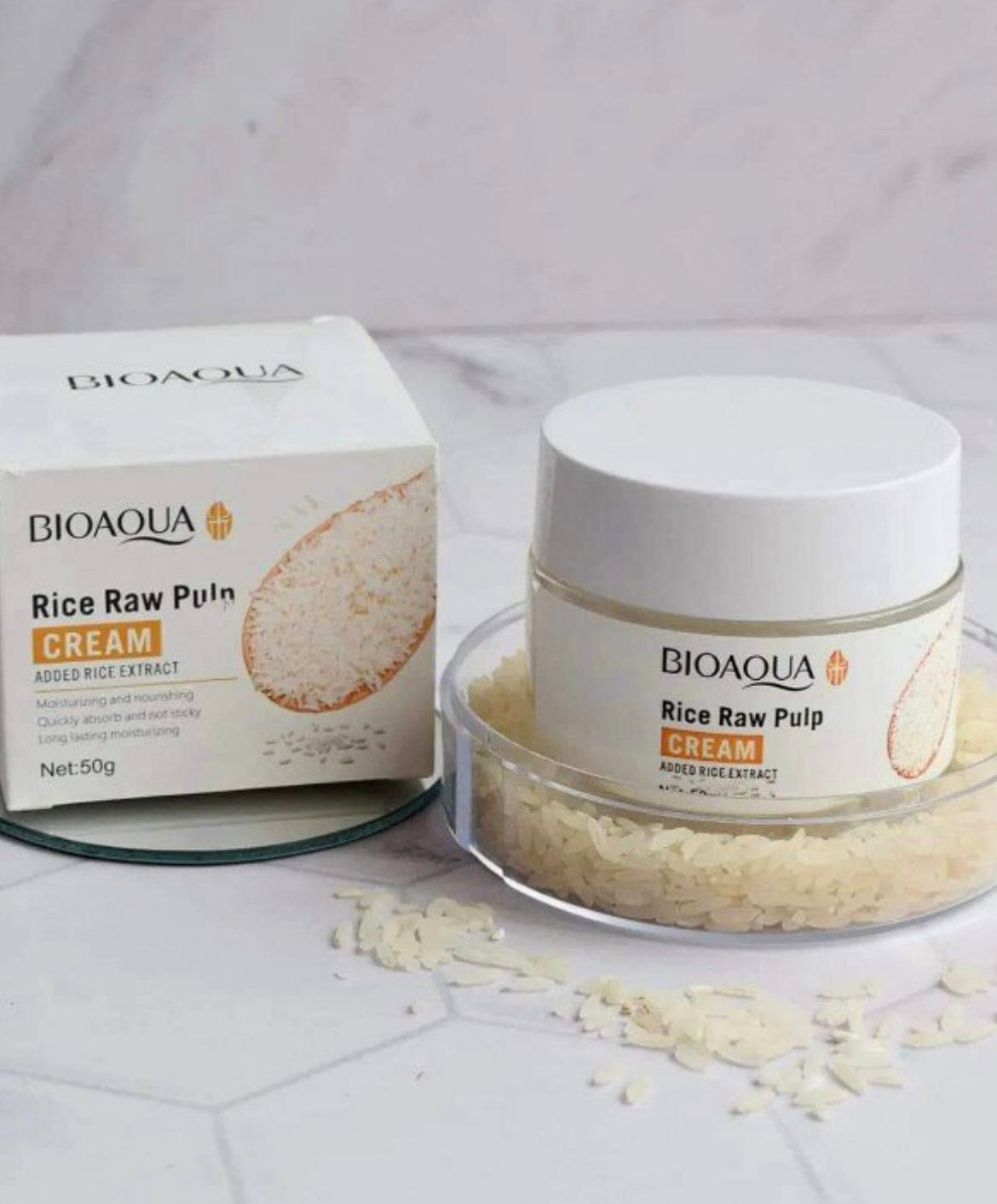 Crema  de arroz Bioaqua