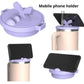 Tapa antiderrame  con soporte de celular -Rosa