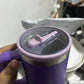 Tapa antiderrame Acrílica - lavanda - morada  40 onz + sorbete