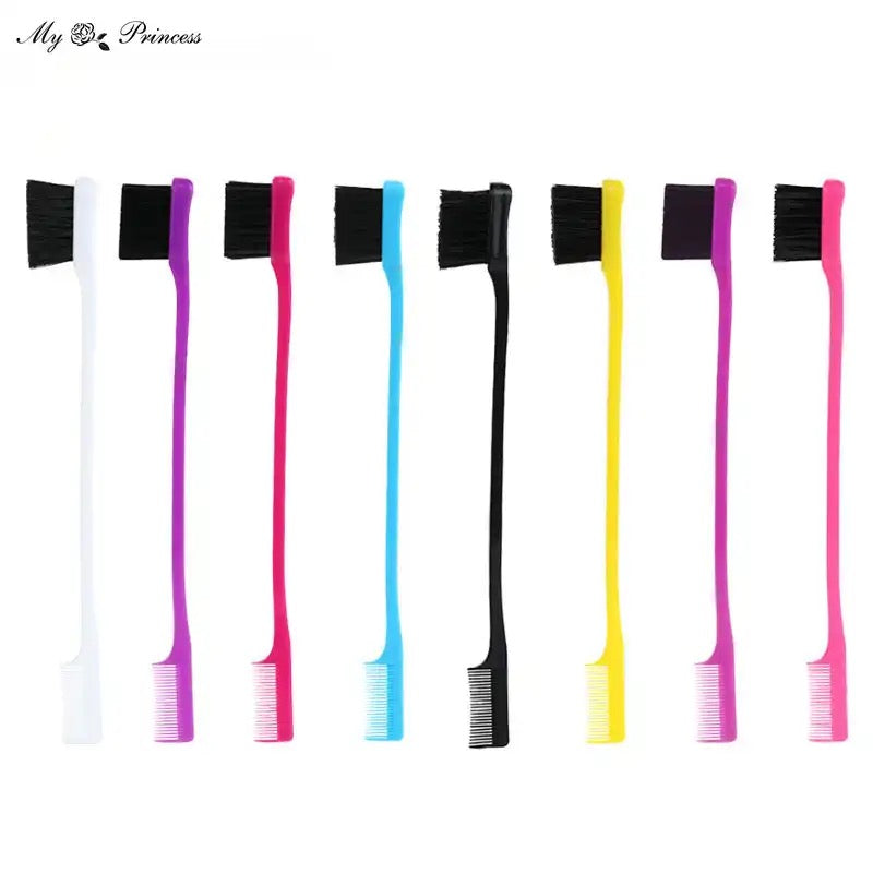 Mini cepillo de cabello bordes