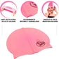 GORRO DE NATACIÓN ELÁSTICO DE SILICONA*🏊‍♀️🏊‍♂️