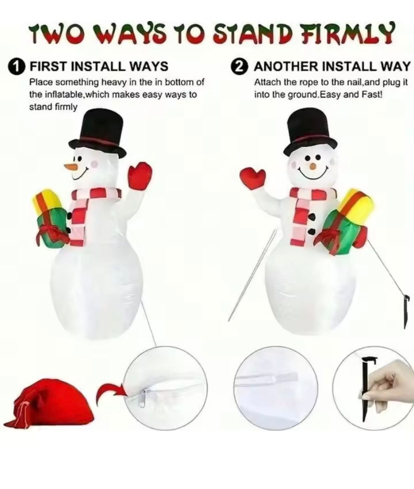 Inflable Navideño 1.55mts