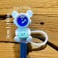 Protector de cañita astronauta y luna
