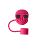 Protector de cañita calavera moderna ( fucsia )