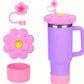 Juego  tapa flor +  Protector de cañita flor + Base