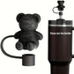 Protector de cañita  oso  Black