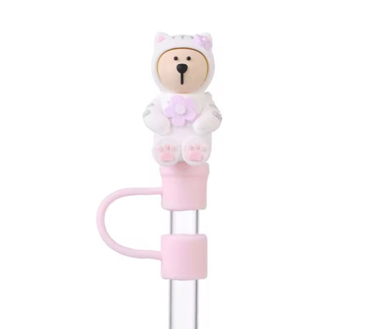Protector de cañita oso gatita