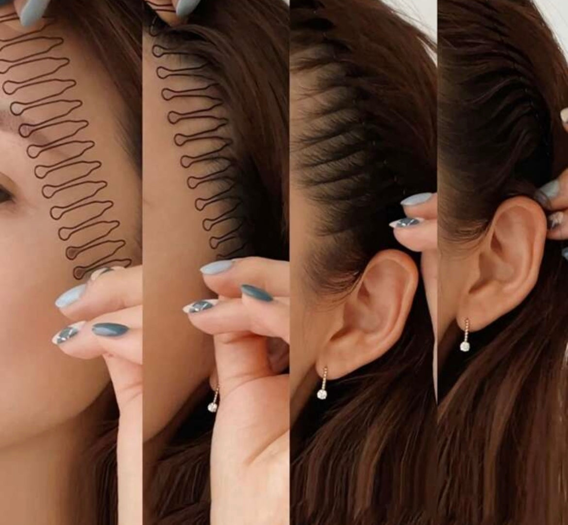 Conjunto para el cabello con peine