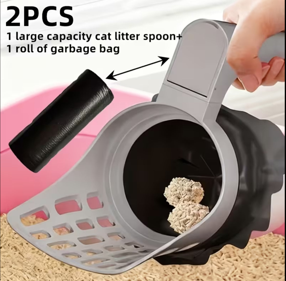 Recogedor de arena para gato