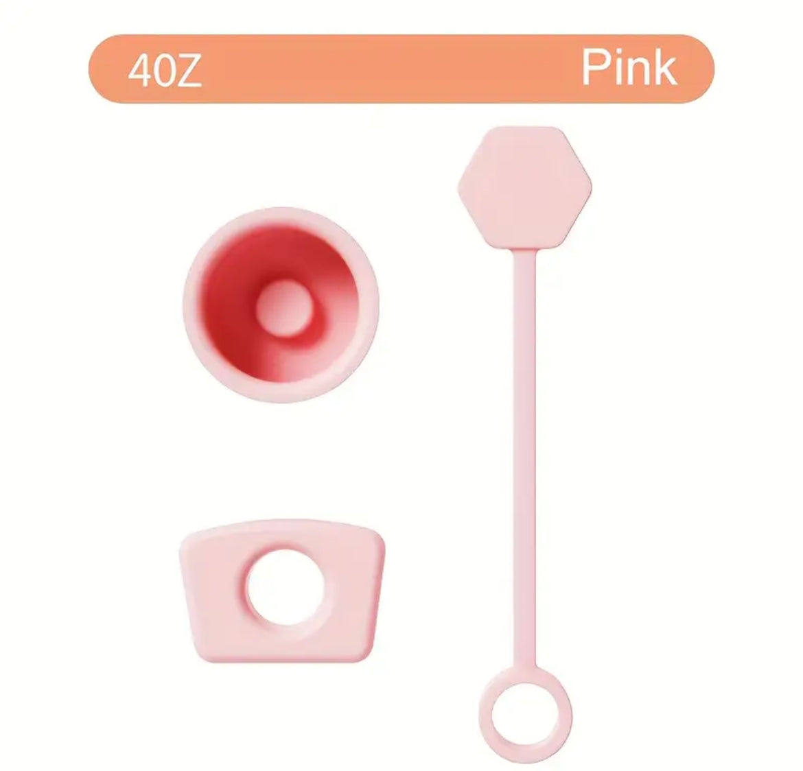Set  antiderrame 3 pc / Rosa /40 onz