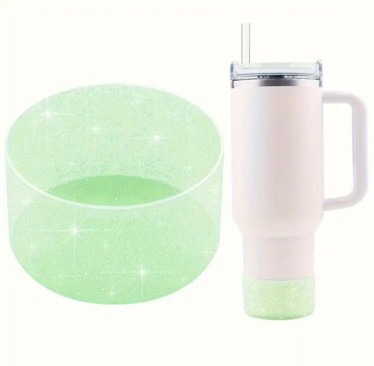 Base -Protector / verde claro  escarchado / 30 -40 onz