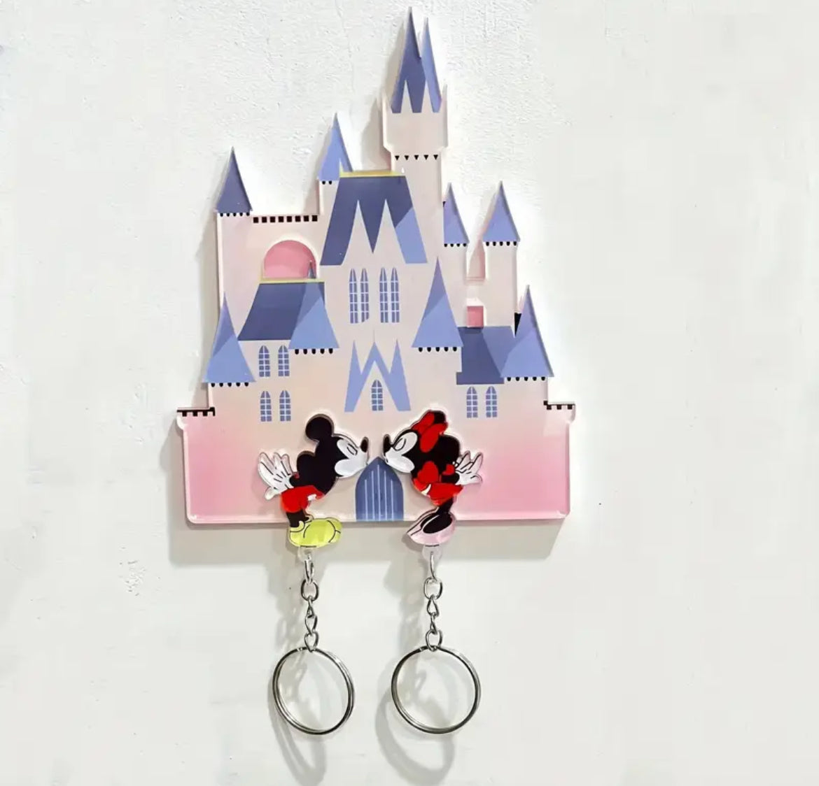 Porta llave Mickey - Minnie / Adhesivo