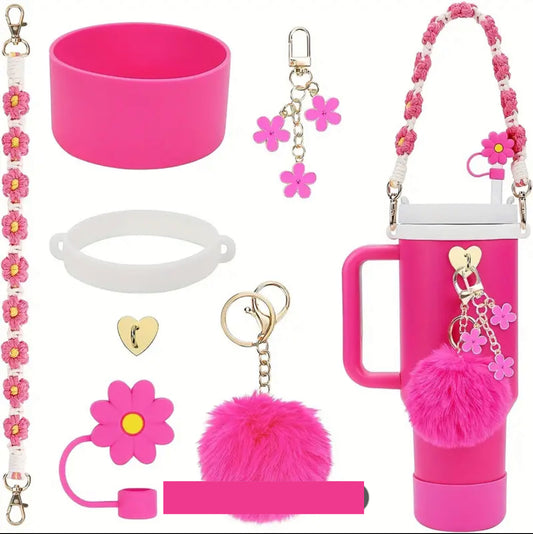 Set de protector  Stanley 7 pc - Rosa roja