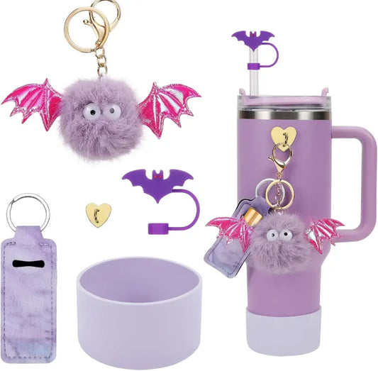 Set de accesorios murciélago // Púrpura // 5 pc