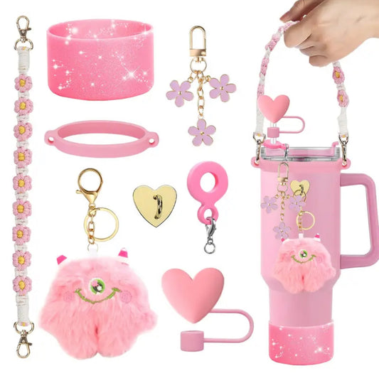 Set de protectores Stanley 8 pc  // Rosa / Pon - Pom Mostrito