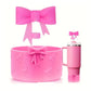 Set de 2 pc Protector de cañita + Base / Rosa Roja