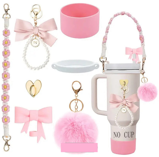 Set de accesorios 7 pc - Rosa