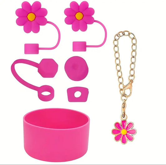 Pack protectores Stanley 7 pc /Rosa roja / Flor // VOLCÁN