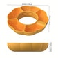 Porta snack 40 onz - Blanco marfil - Silicona - Forma de flor