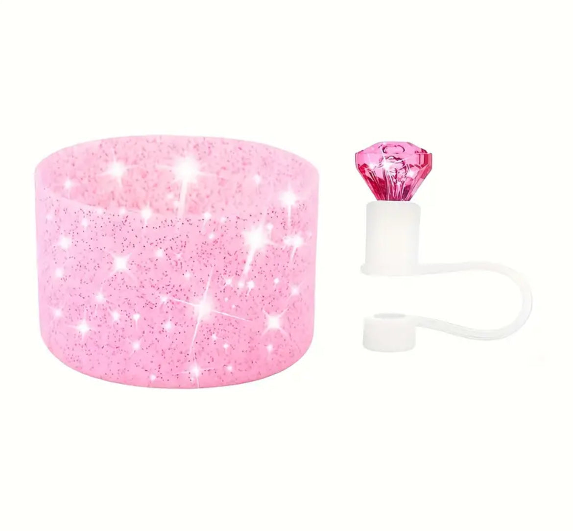 Set diamante. / Rosa / 2 pc