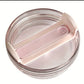 Tapa Tumbler 40 onz / Rosado /acrilico / Repuesto