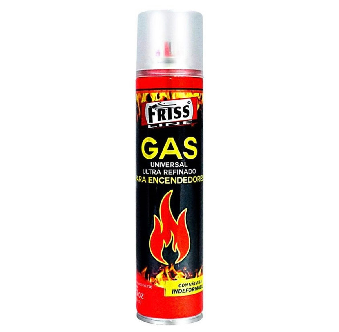 GAS UNIVERSAL ULTRA REFINADO PARA ENCENDEDORES FRISS 16oz 480ml
