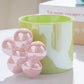 Taza flor perlado