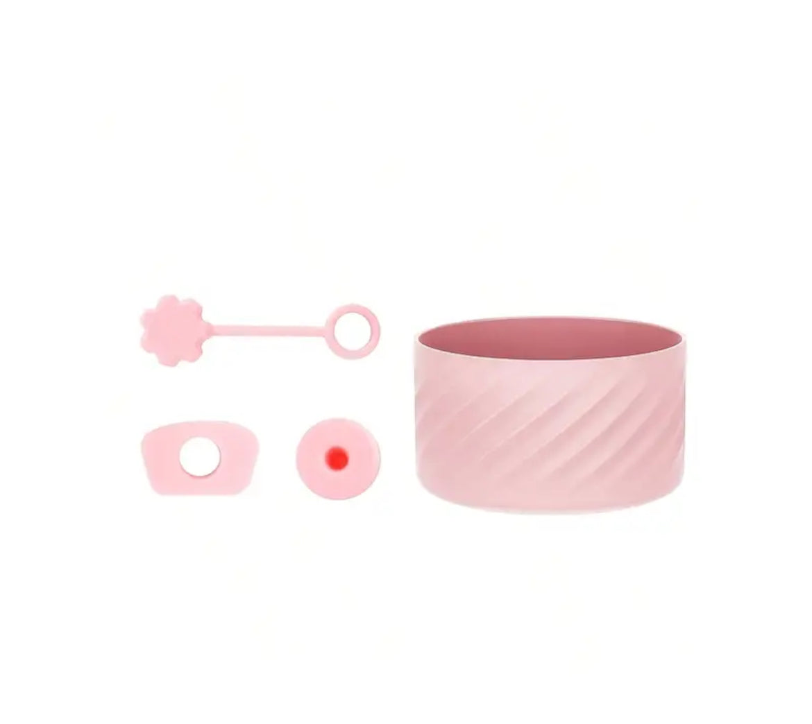 Set - Pack Protectores + Base / Rosa