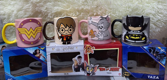 TAZAS DE PERSONAJES PARA COLECCIÓN